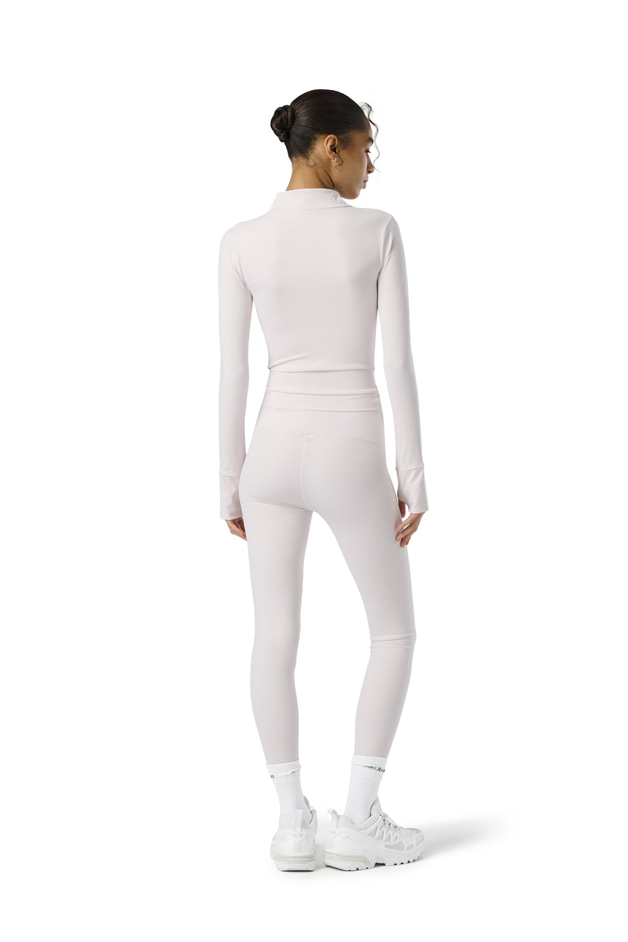 Active Zip Up in Soft Pink