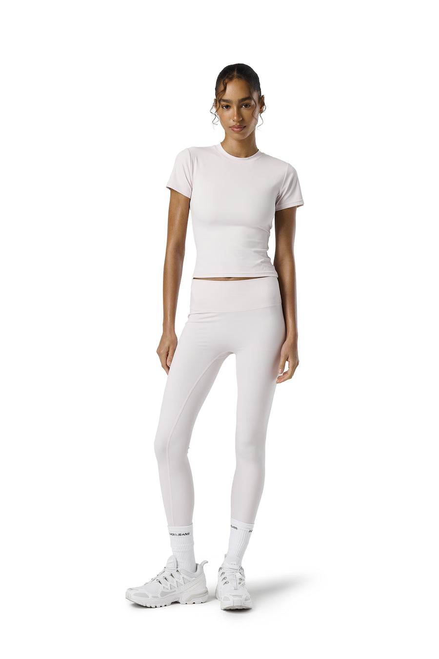 Active Leggings in Soft Pink