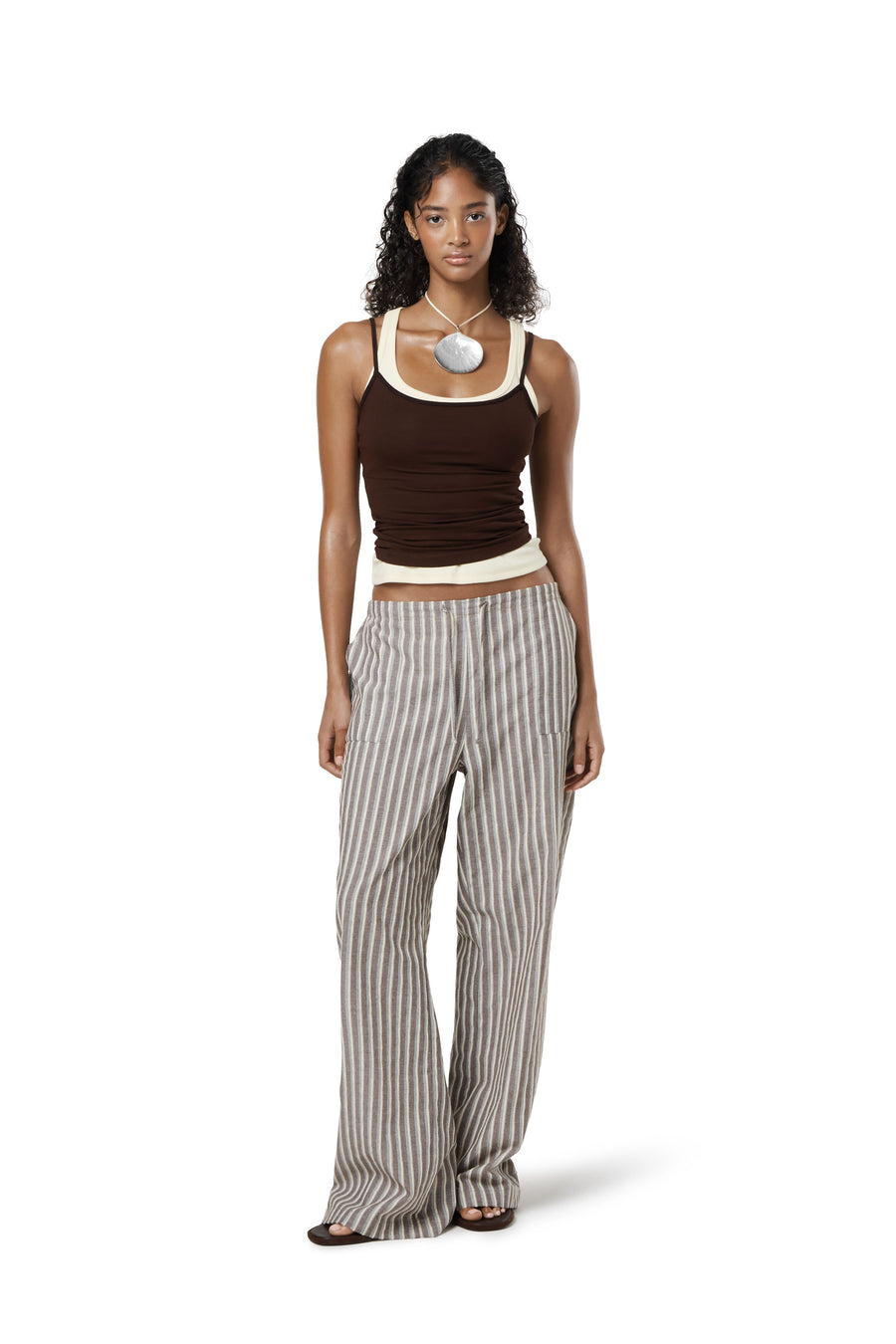 Hutton Stripe Linen Pants