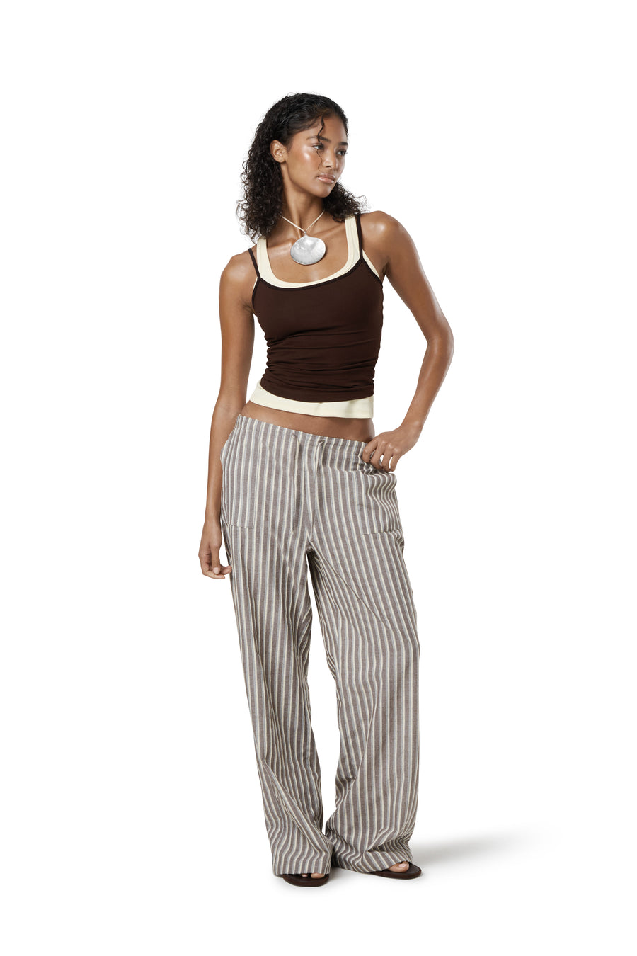 Hutton Stripe Linen Pants