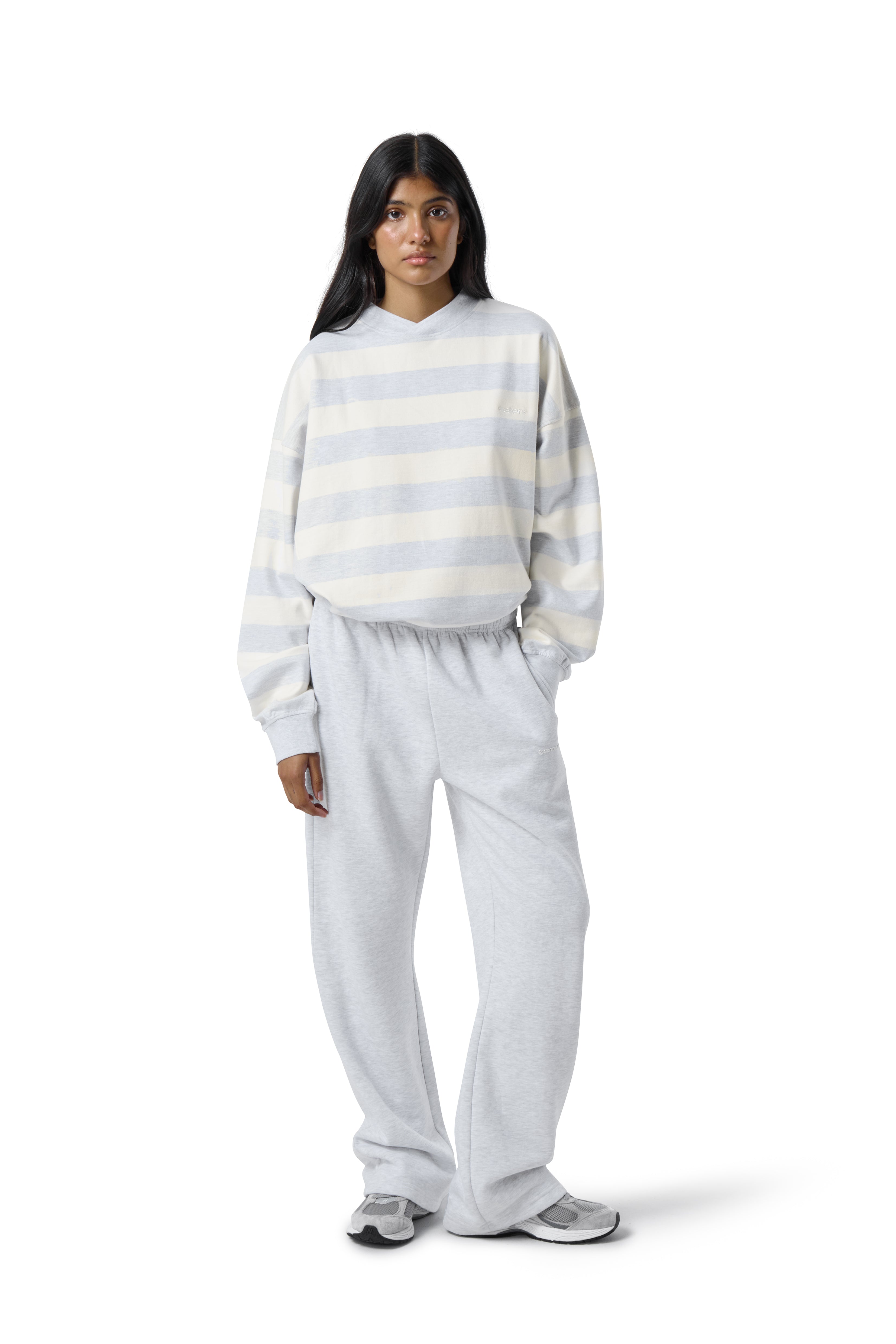 Sully Yellow Stripe Marl Sweatshirt