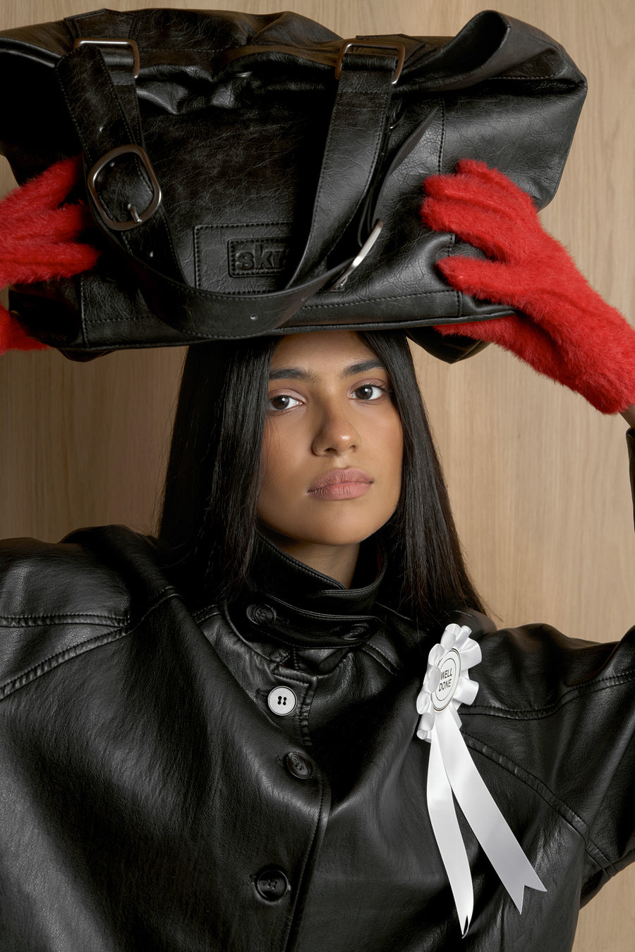 Burbank Faux Leather Everyday Tote Bag