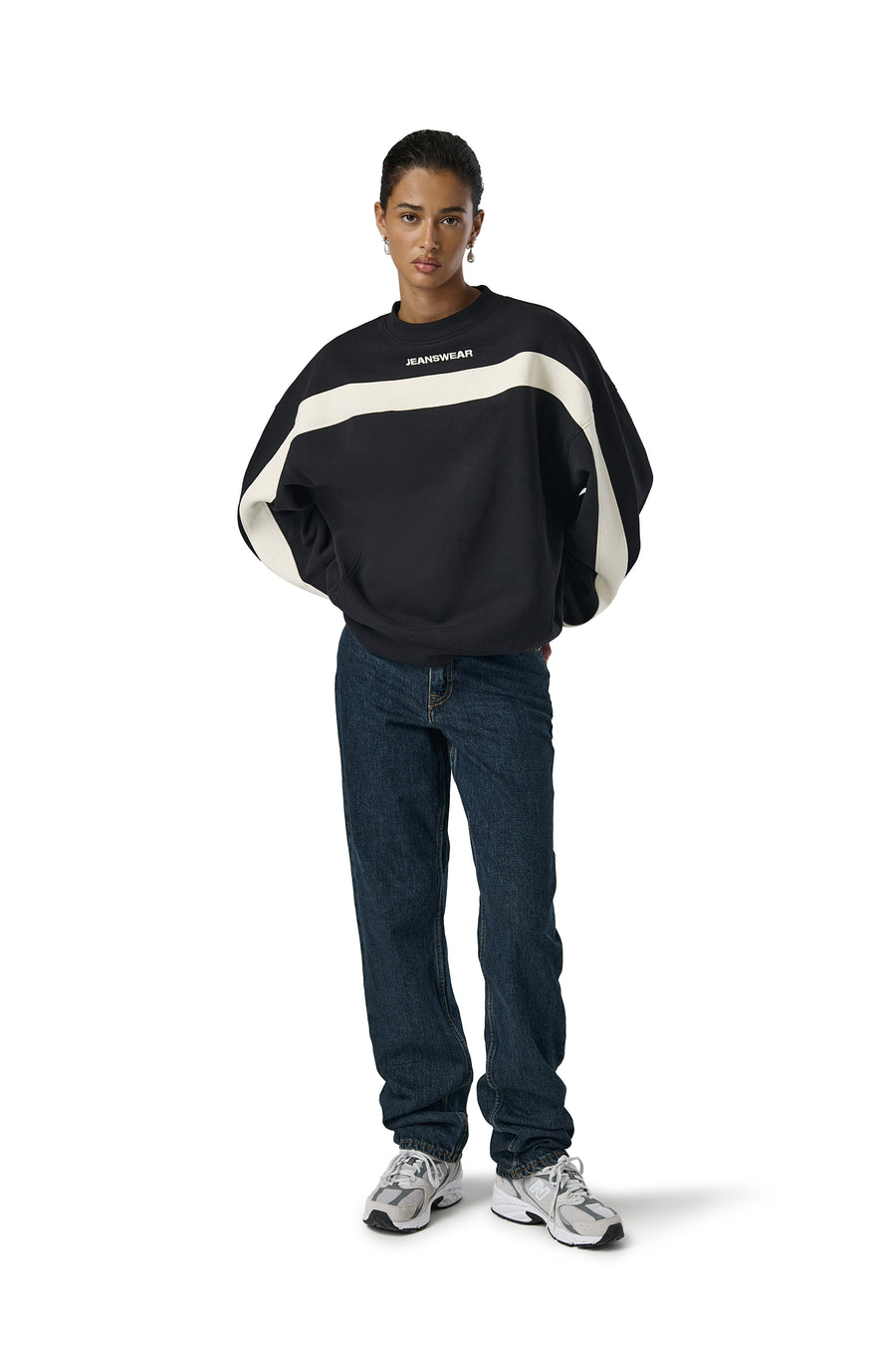 Jeanswear Panel Washed Sweatshirt