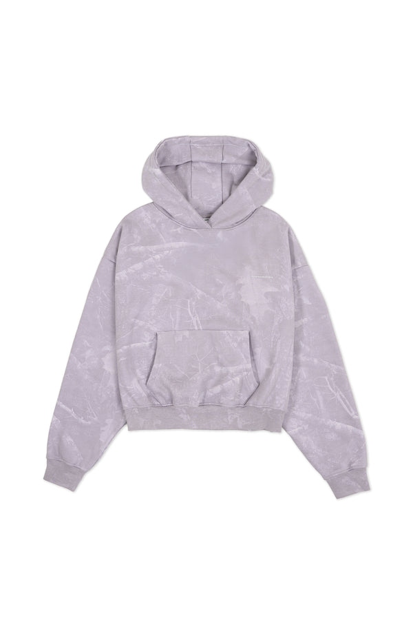 Twiggy Shrunken Hoodie in Lilac