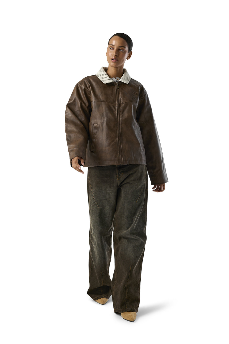 Conker Vegan Leather Jacket
