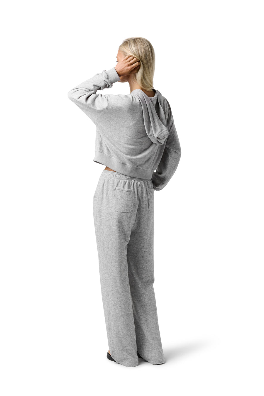 Slacks Soft Trouser in Light Grey