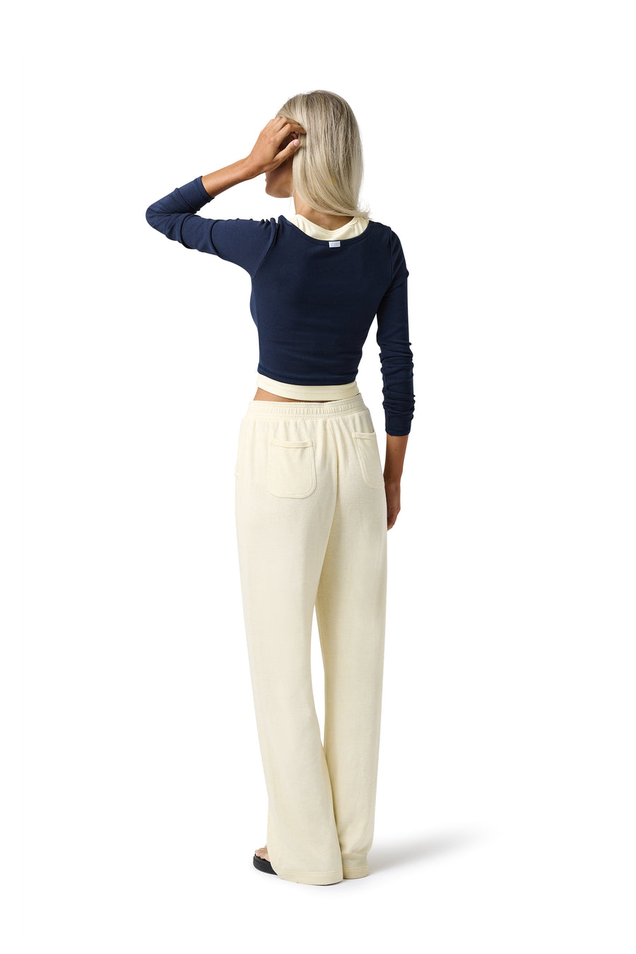 Slacks Soft Trouser in Butter Yellow