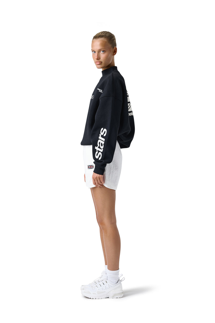 Trackstars Sweatshirt in Black