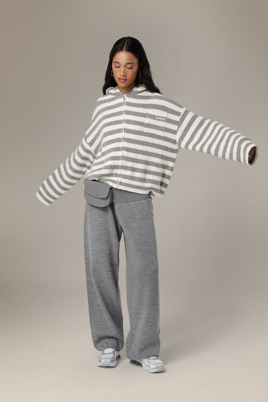 Jasper Knit Hoodie Zip Up