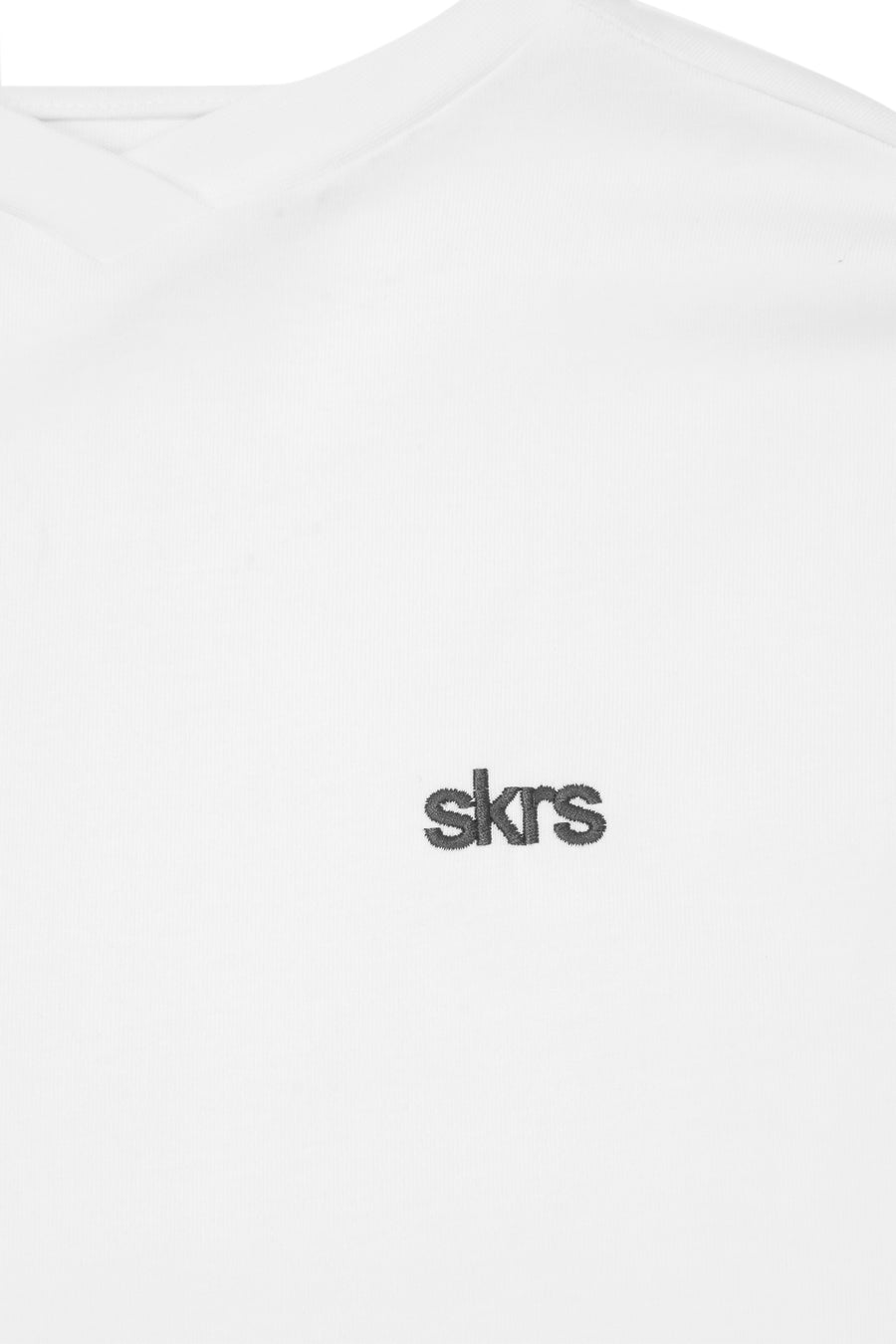 Seekers Long Sleeve Oversized Tee in White