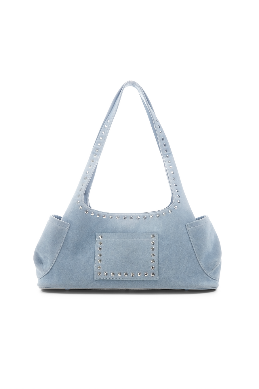 Martha Faux Suede Carryall in Blue