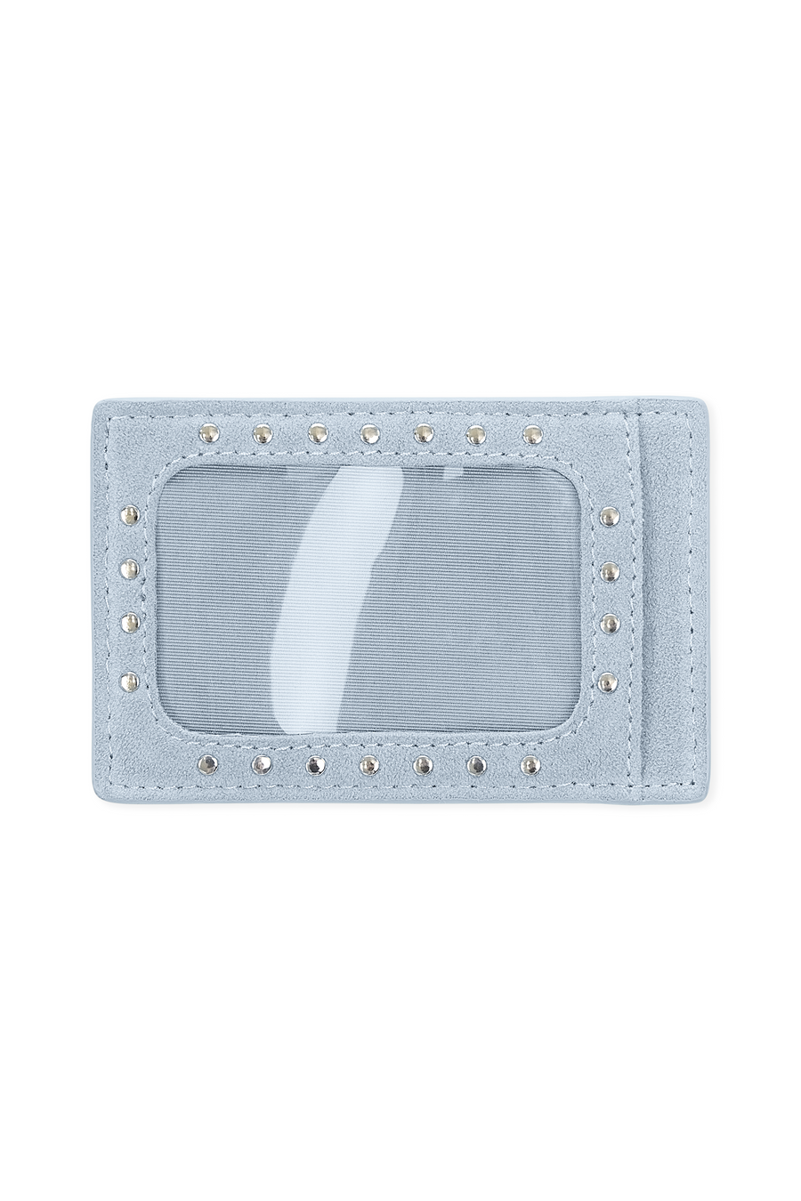 Martha Faux Suede Cardholder in Blue