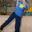 Model's height is 5'9" and wears a size S. 