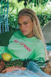So Anyway Band Tee in Green