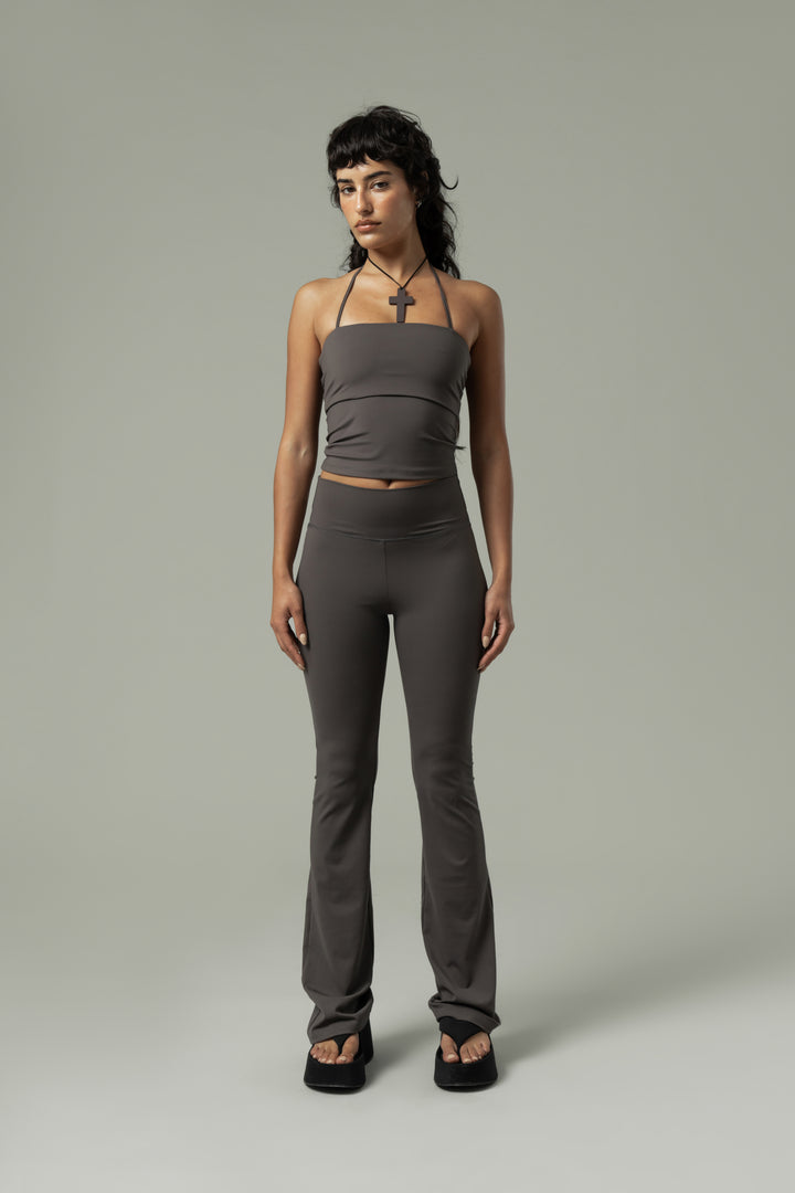 Active Halter Top in Moose