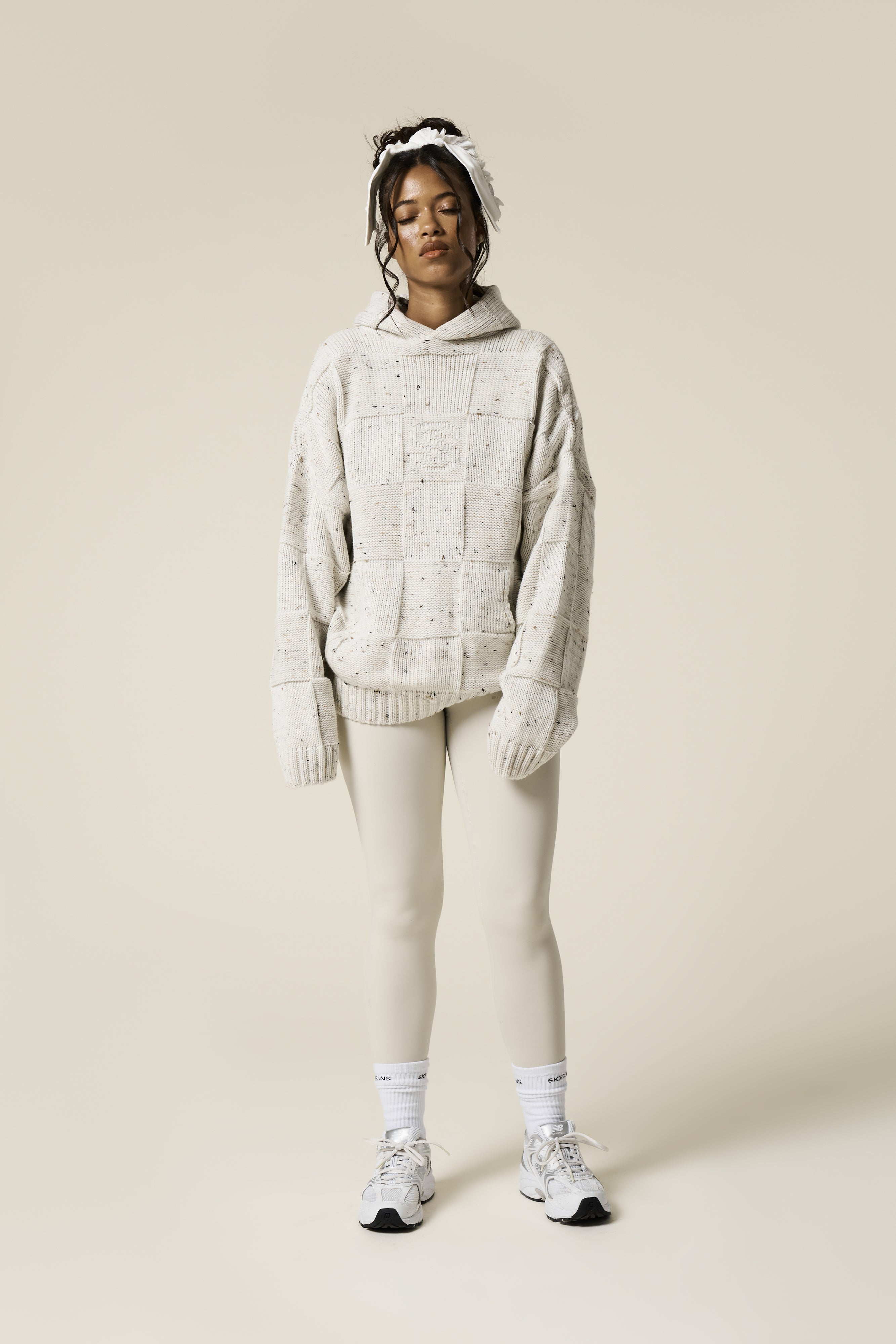 rosarymoon hoodie knit dress ネイビー（rosarymoon Side Open