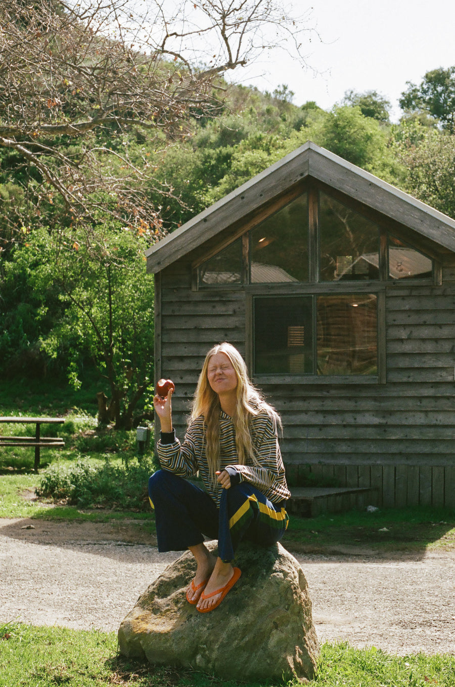 Walker Soft Shrunken Hoodie in Navy