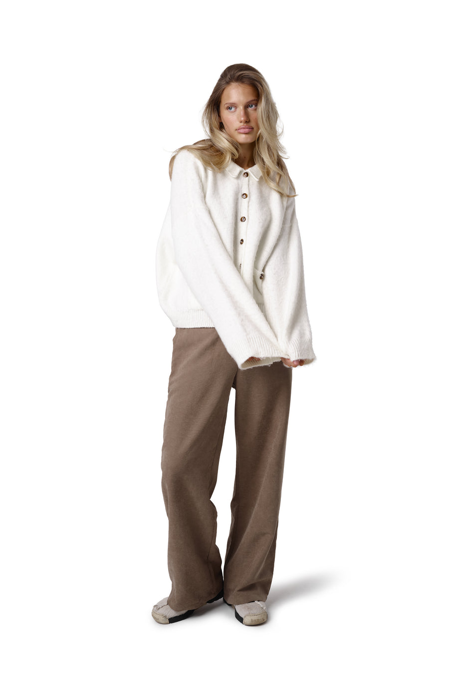 Kennedy Straight Leg Trouser in Mouse