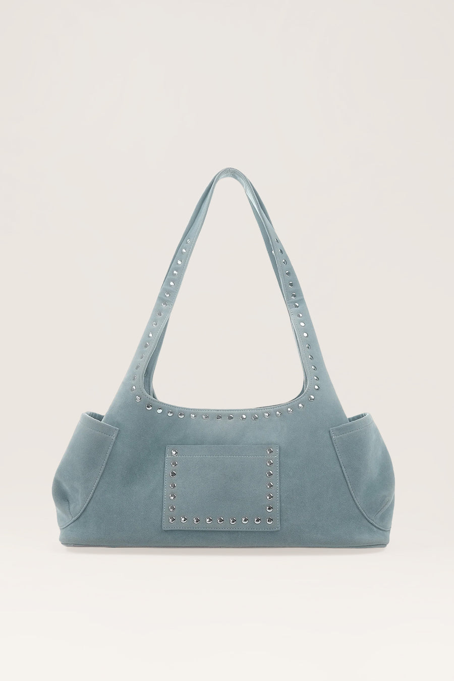 Martha Faux Suede Carryall in Blue