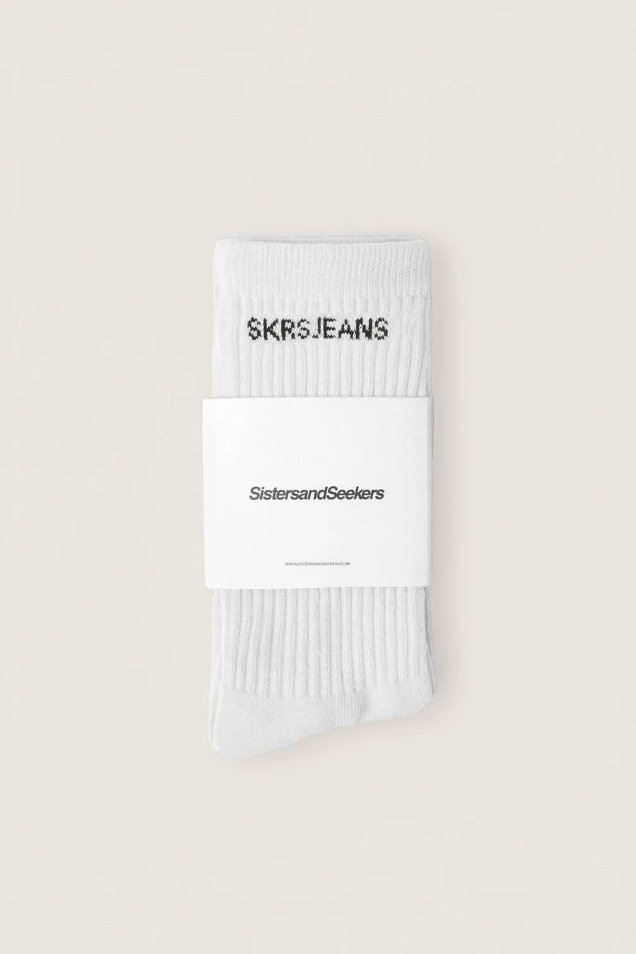 SKRS Classic Crew Socks in White