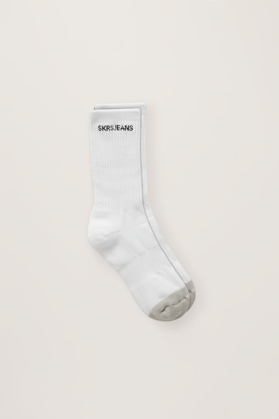 SKRS Classic Crew Socks in White