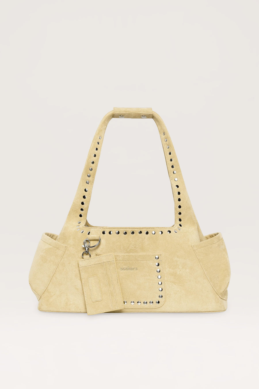 Martha Suede Carryall in Yellow