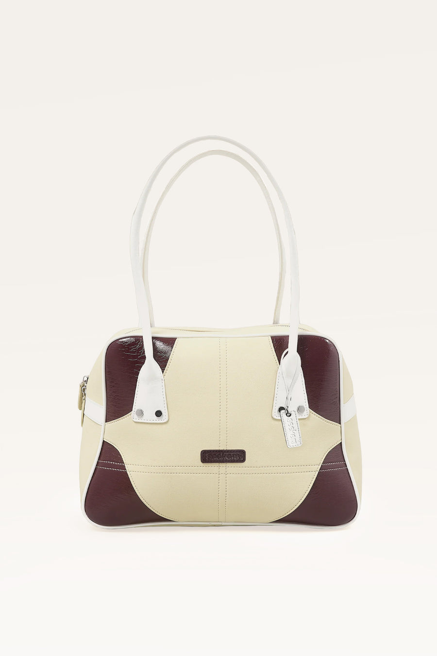 Kitty Shoulder Bowling Bag in Multi Apple