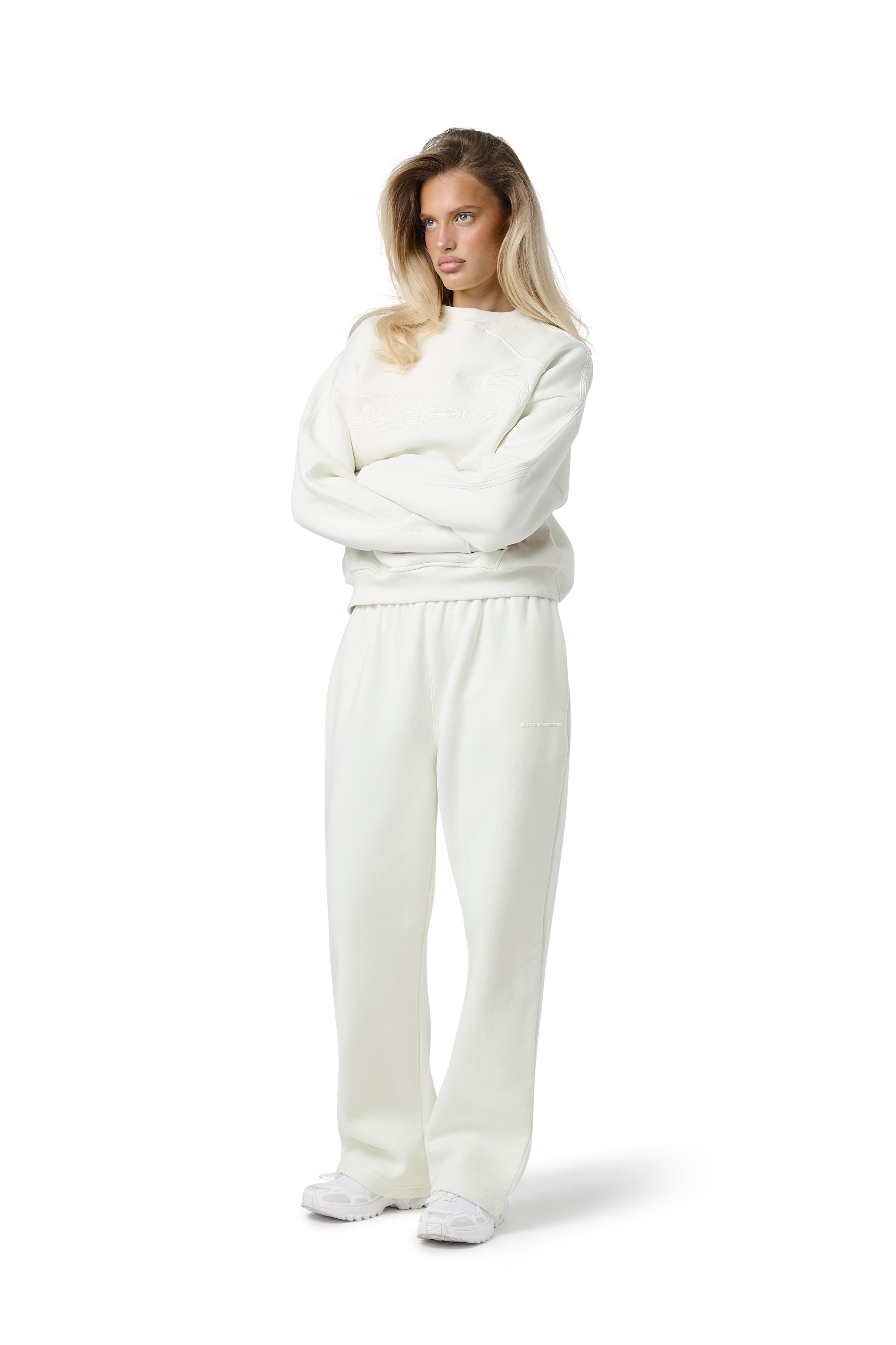 Series Wide Leg Sweatpants in Balm