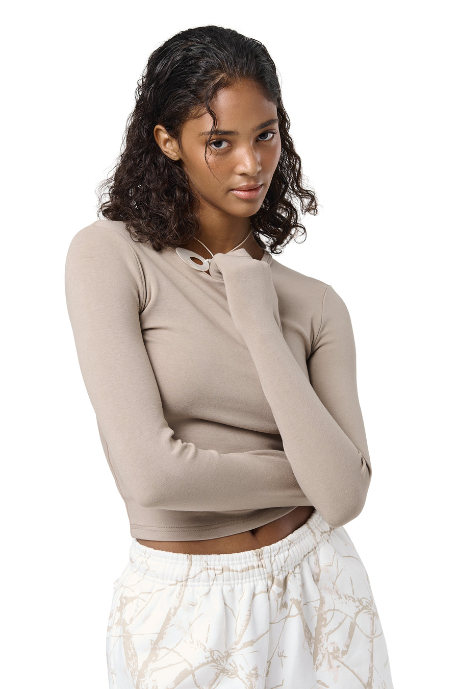 Seekers Base Long Sleeve in Beige
