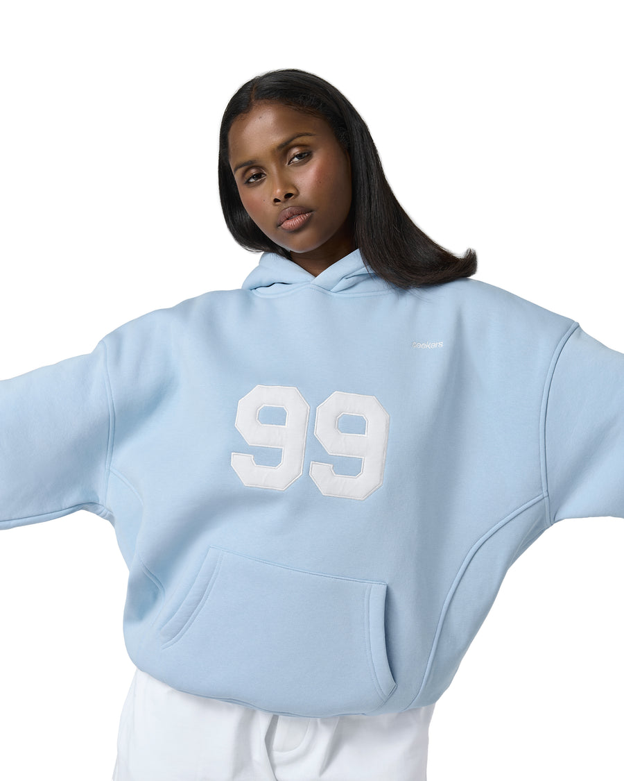 99 Hoodie in Powder Blue
