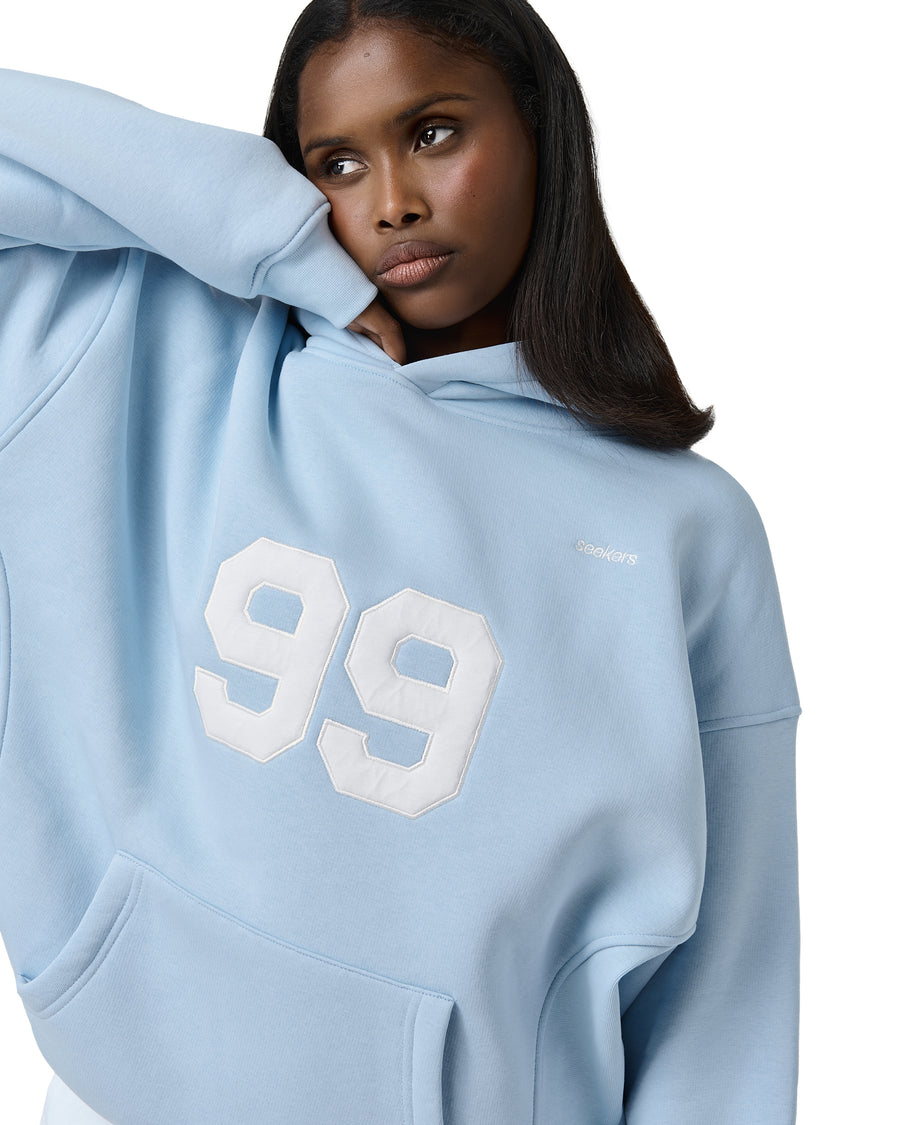 99 Hoodie in Powder Blue