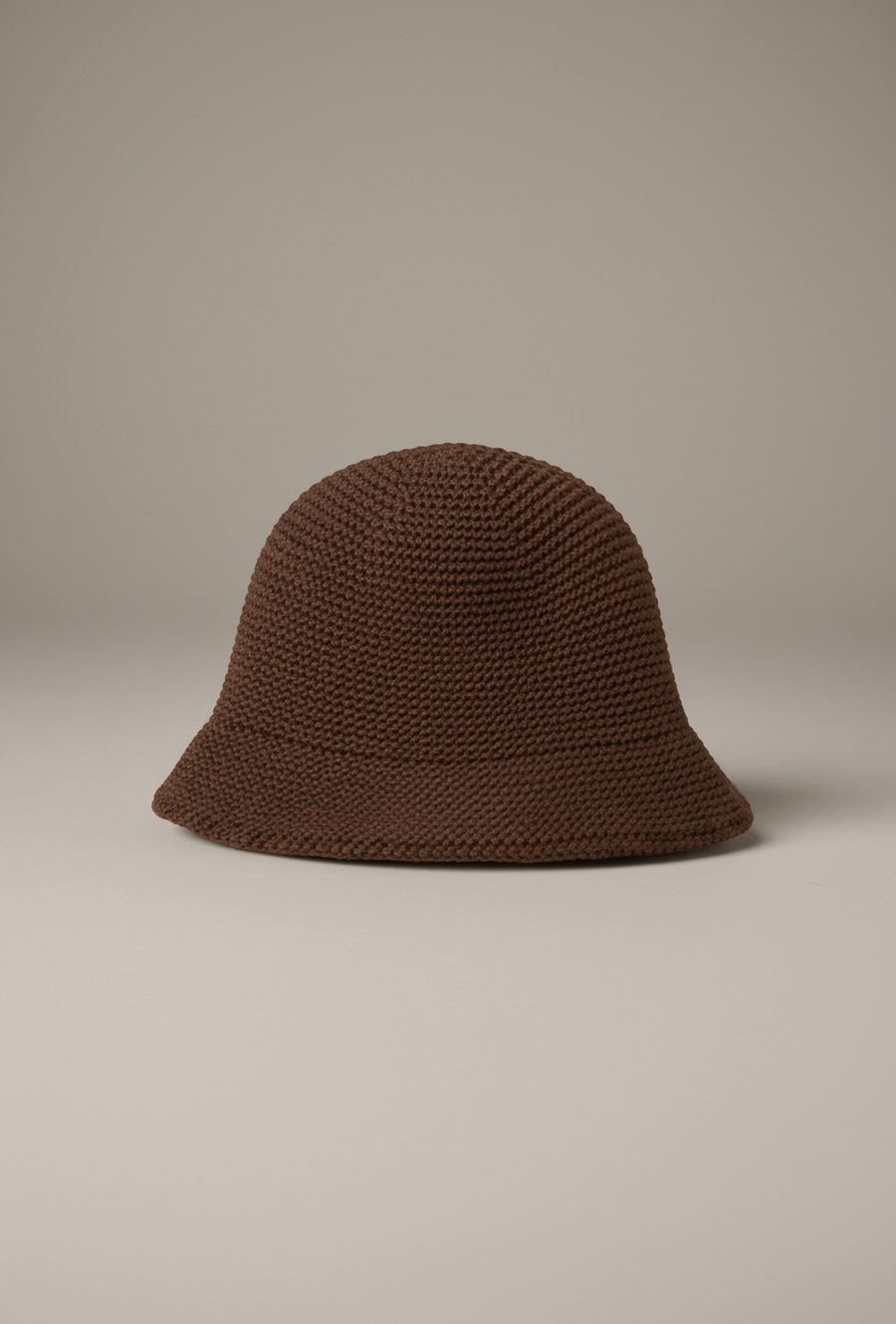Kenny Knit Bucket Hat in Brown