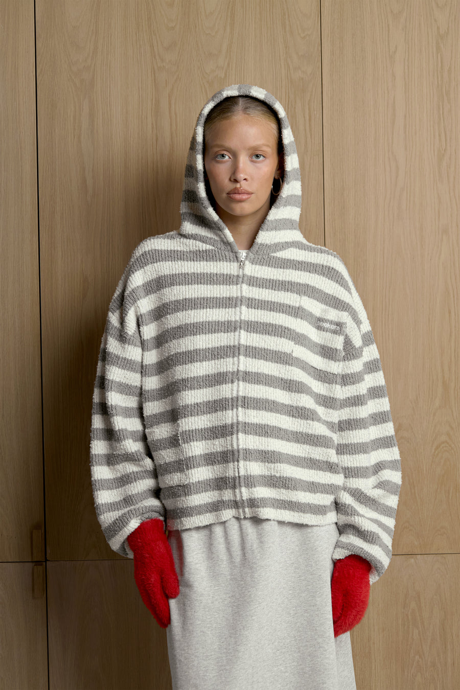 Jasper Knit Hoodie Zip Up