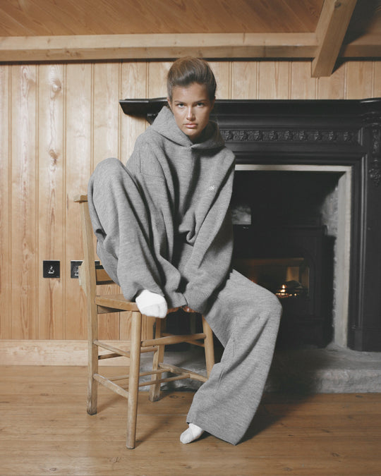Seekers Knit Hoodie in Sulk