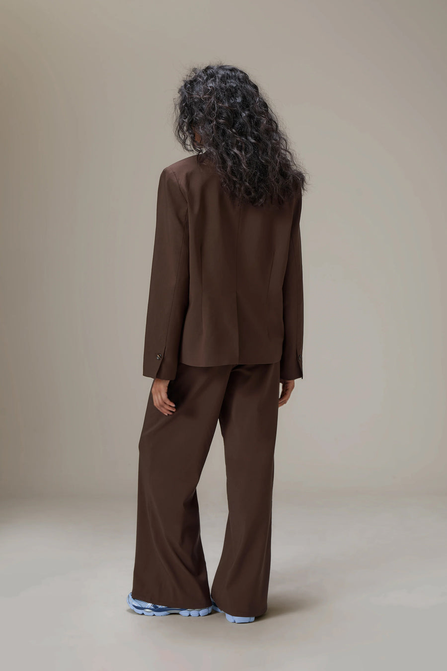 Fargo Boxy Blazer in Walnut Brown
