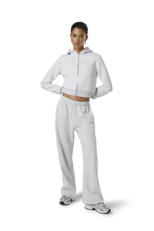 Fitted Zip up Hoodie in Passive