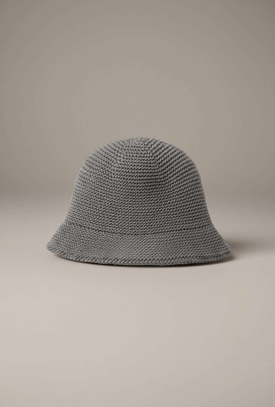 Kenny Knit Bucket Hat in Grey