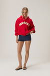 Seekers Doozy Zip Up Hoodie in Red