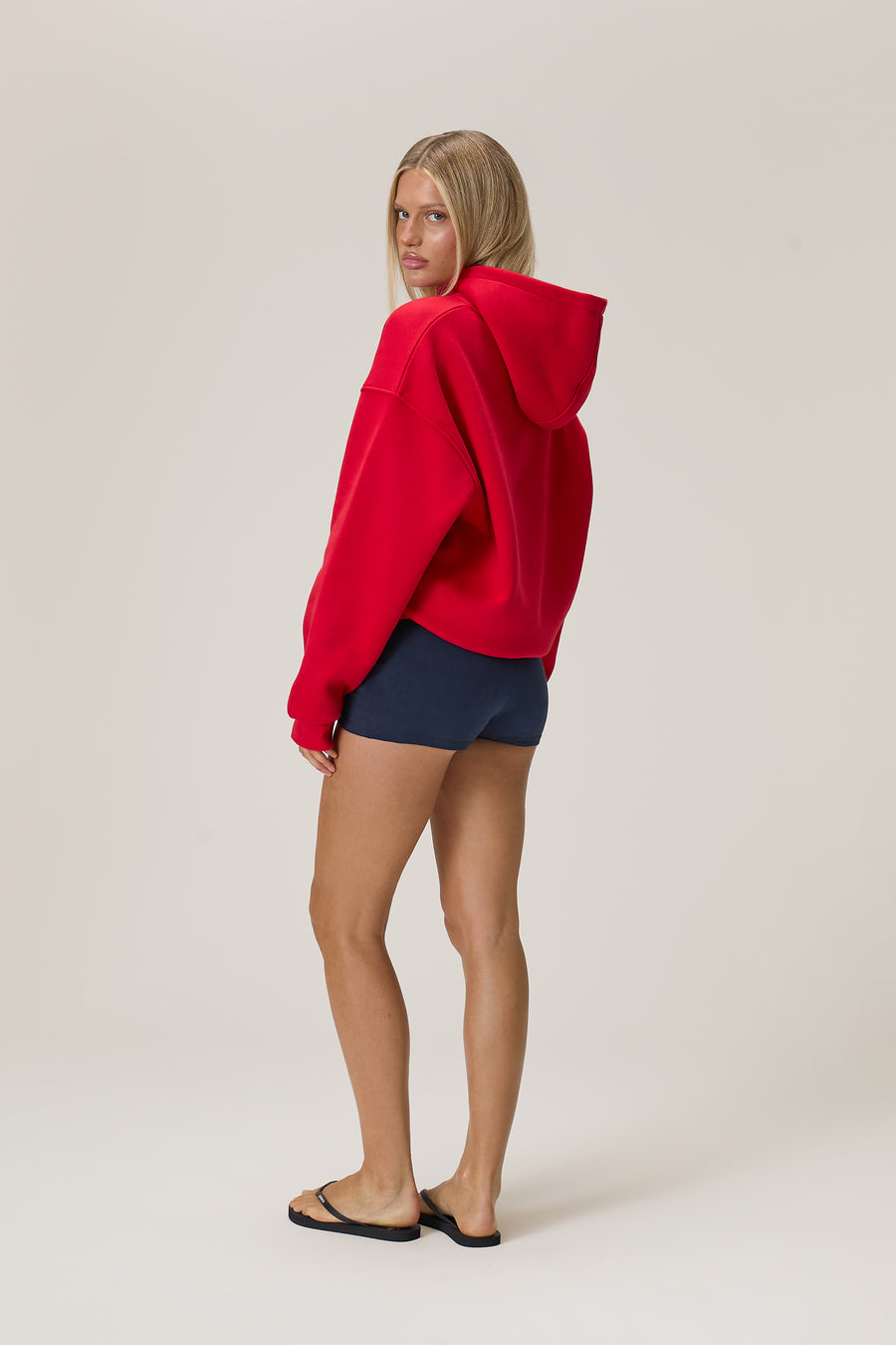 Seekers Doozy Zip Up Hoodie in Red
