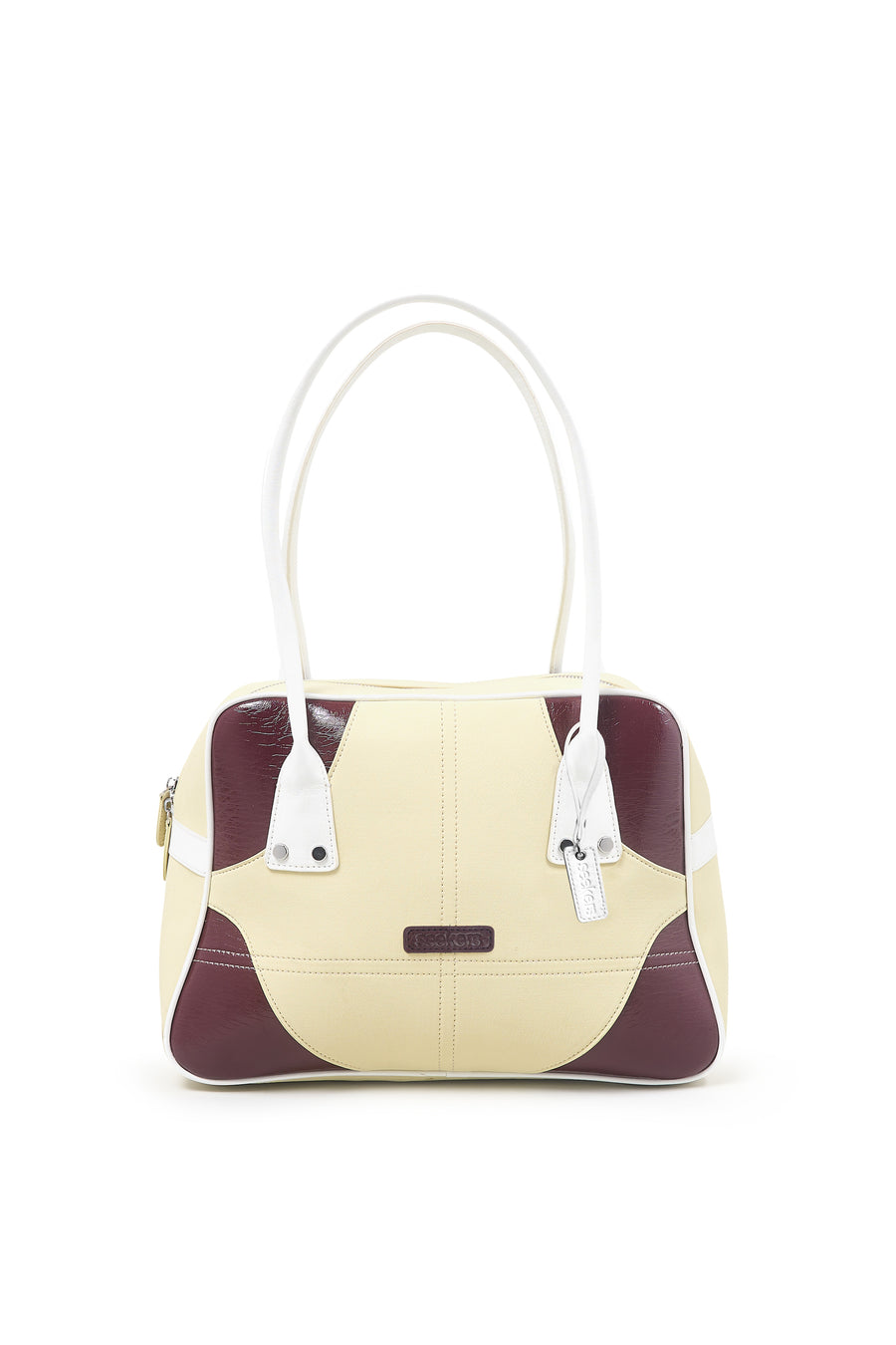 Kitty Shoulder Bowling Bag in Multi Apple