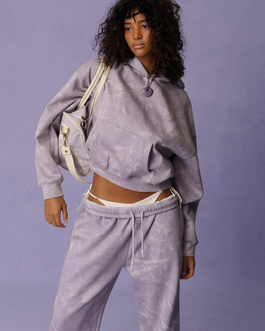 Ranch Shrunken Hoodie in Lilac