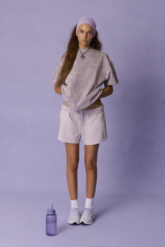 Ranch Oversized Tee in Lilac