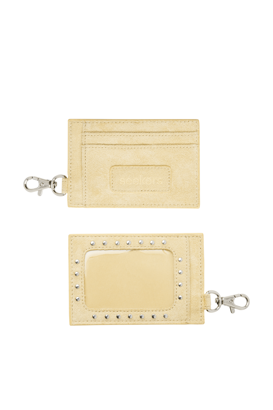 Martha Suede Cardholder in Yellow