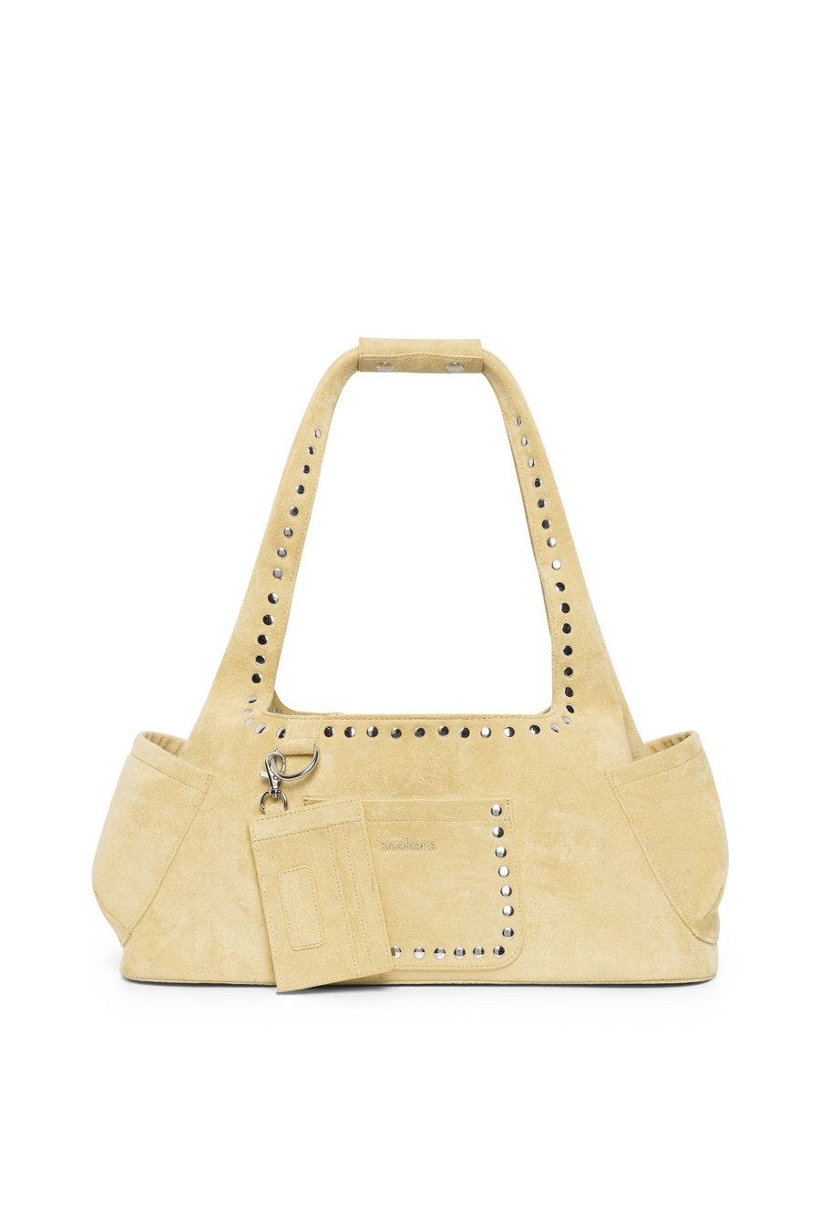 Martha Suede Carryall in Yellow