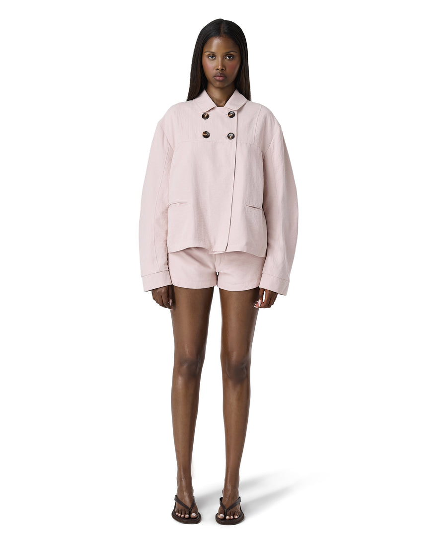 Babydoll Jacket in Powder Pink