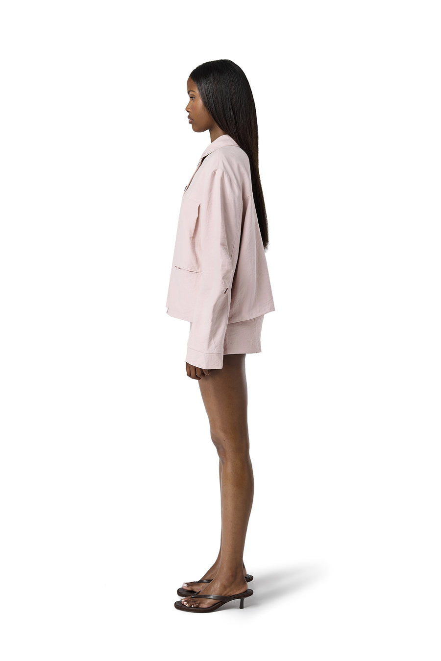 Babydoll Jacket in Powder Pink