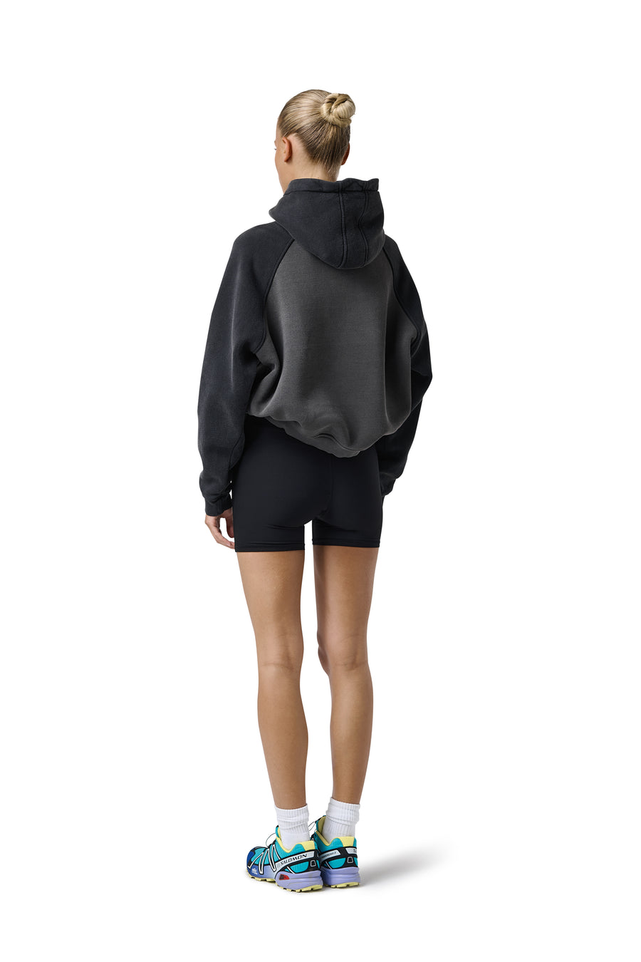 International Raglan Hoodie in Cinder Wash