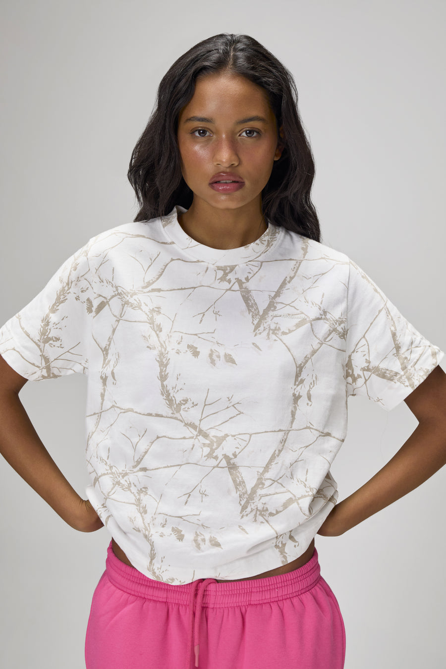 Ranch Shrunken Tee in Milk