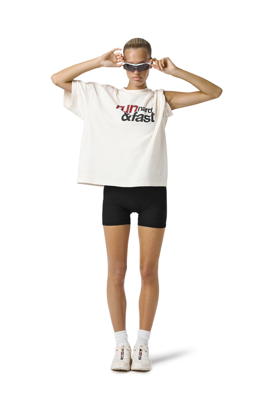 Runner Graphic Oversized Tee