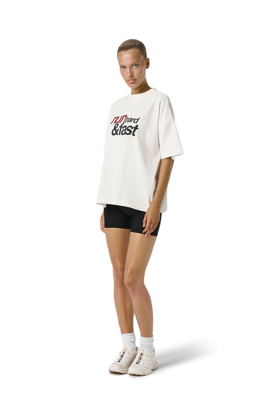 Runner Graphic Oversized Tee